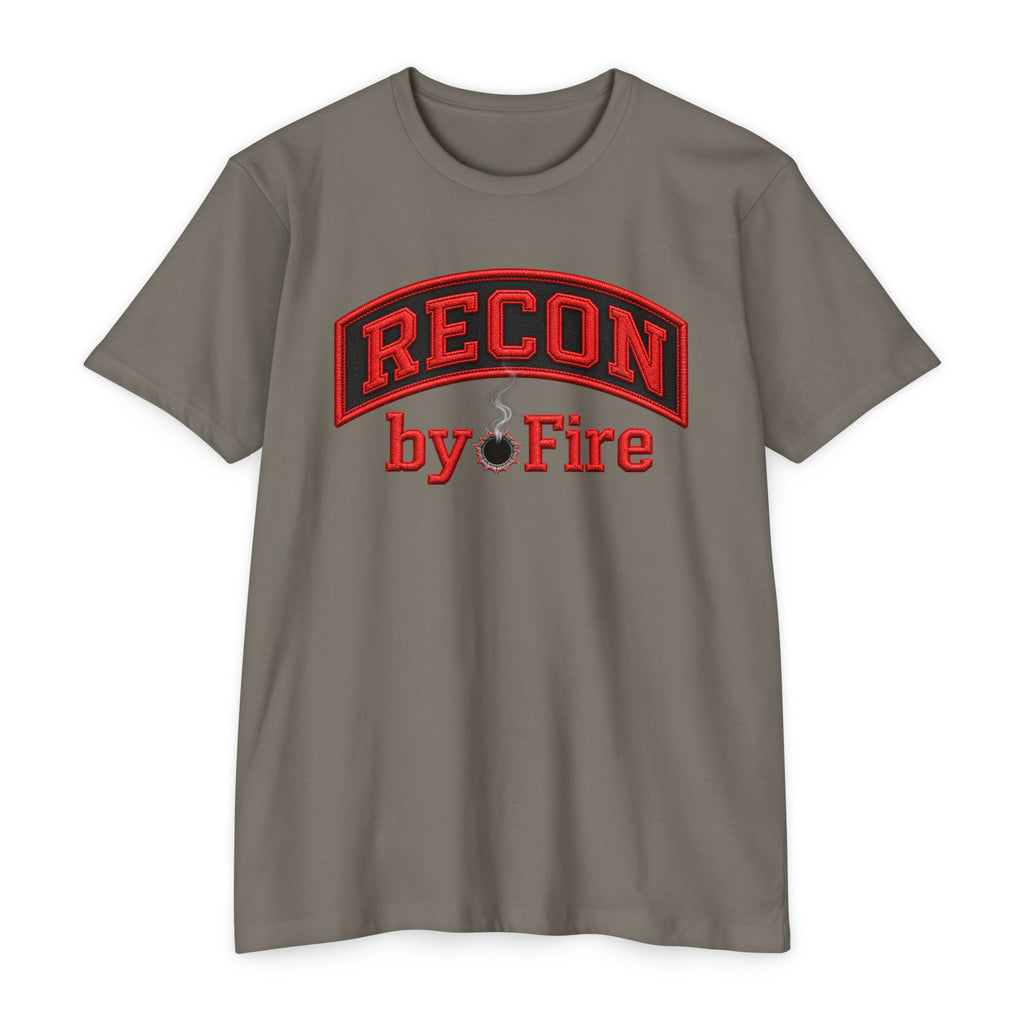 Recon by Fire T-Shirt — Tactical Military-Inspired Graphic Tee