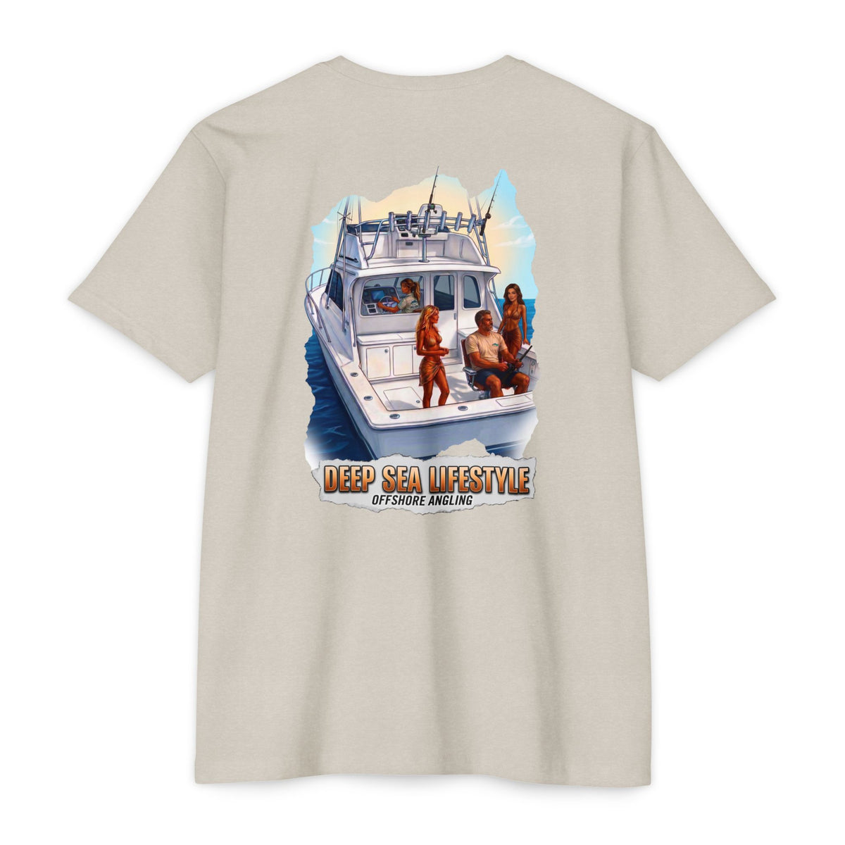 Deep Sea Lifestyle Boat T-Shirt — Fishing & Boating Graphic Tee