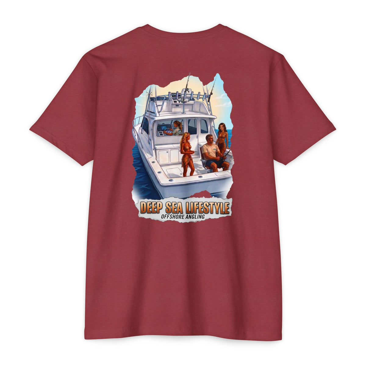 Deep Sea Lifestyle Boat T-Shirt — Fishing & Boating Graphic Tee