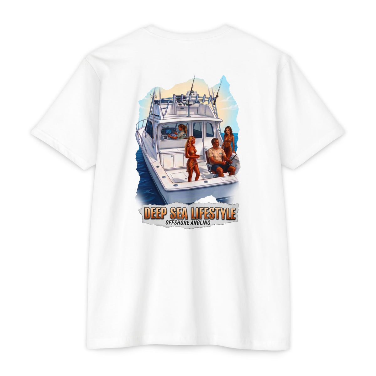 Deep Sea Lifestyle Boat T-Shirt — Fishing & Boating Graphic Tee