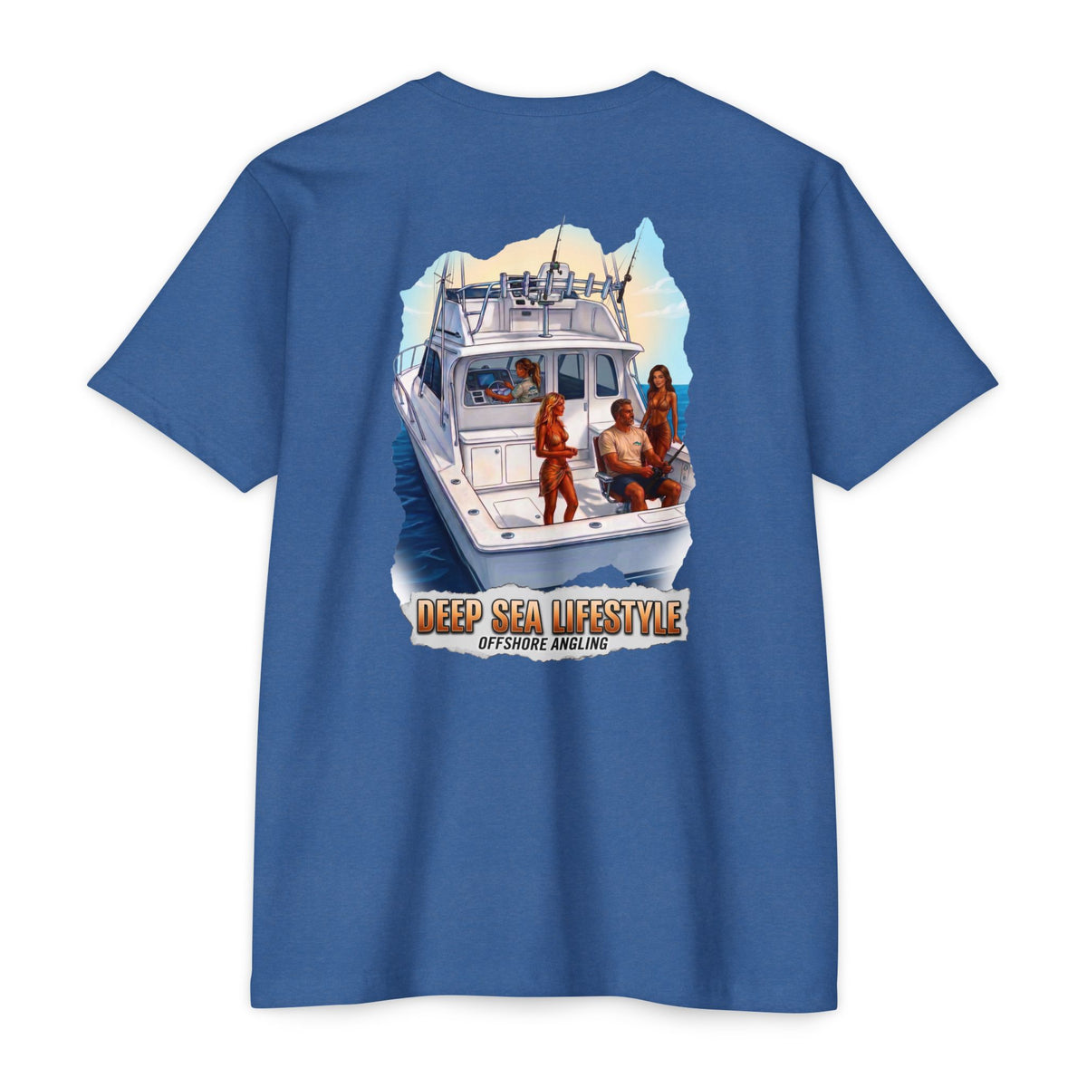Deep Sea Lifestyle Boat T-Shirt — Fishing & Boating Graphic Tee