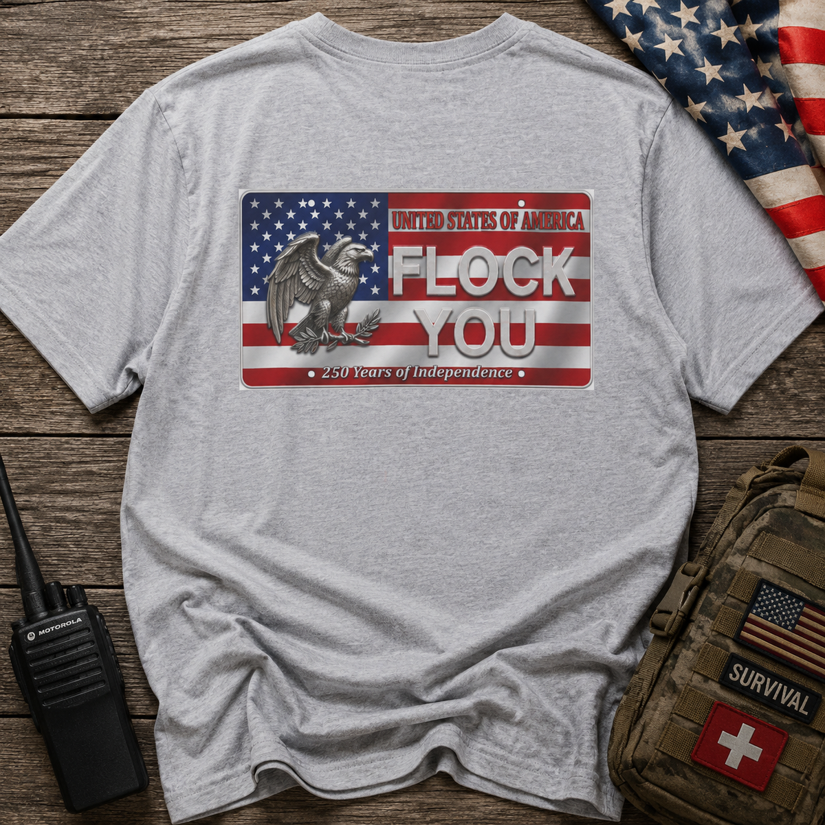 USA Flock You - T‑Shirt