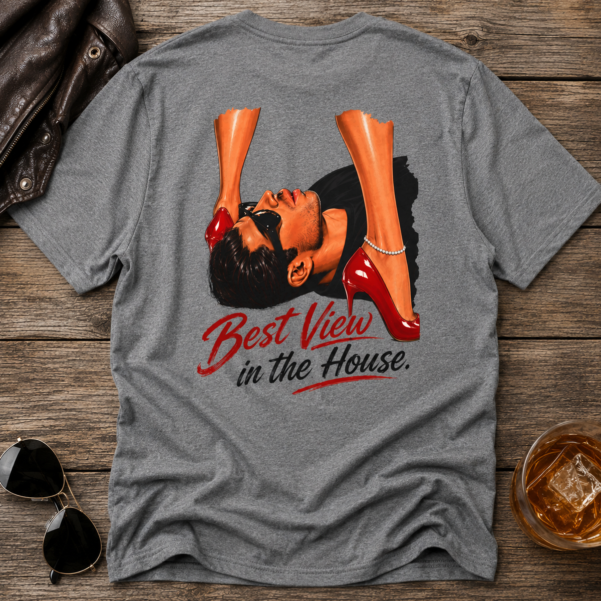 T‑Shirt — "Best View in the House" Retro Graphic Tee