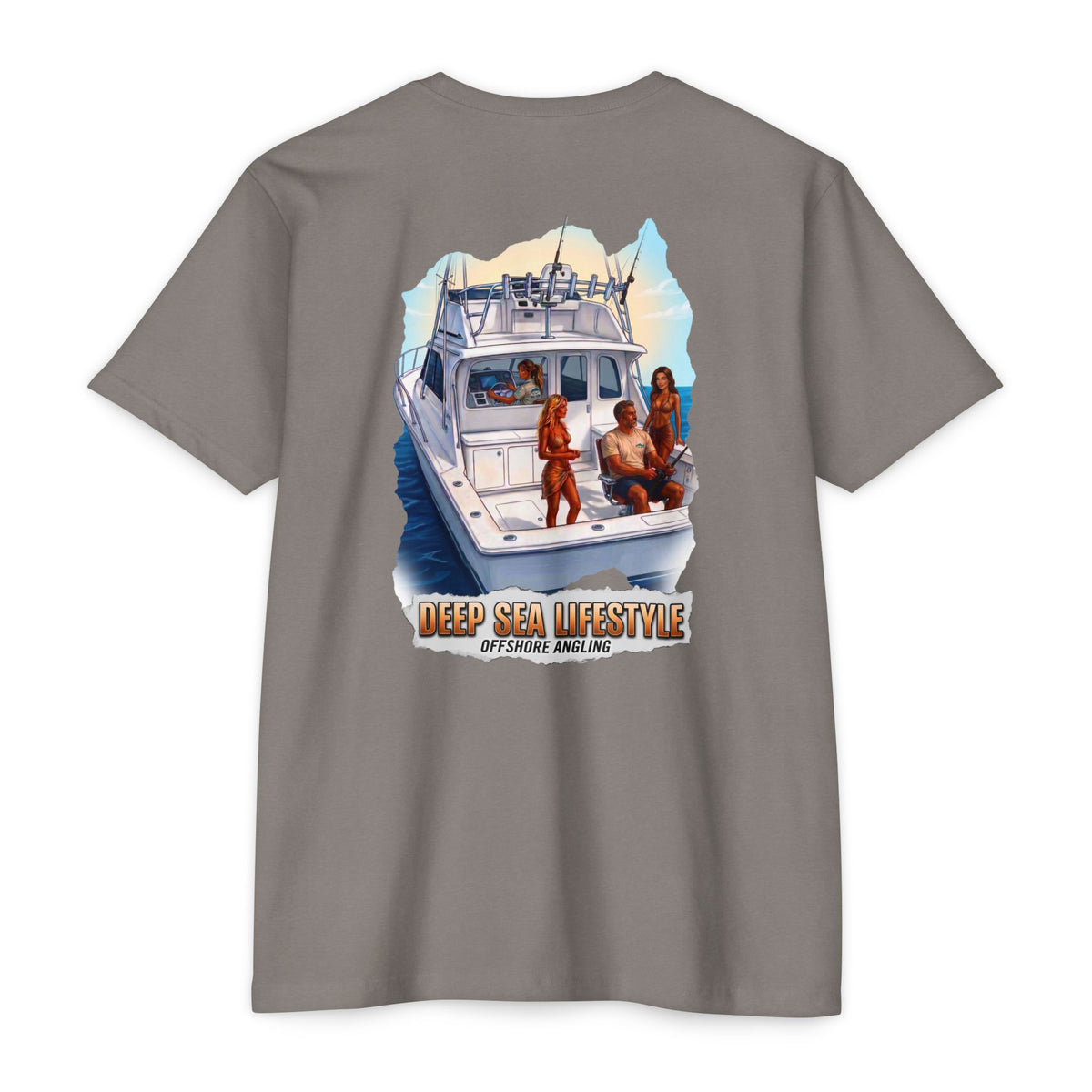 Deep Sea Lifestyle Boat T-Shirt — Fishing & Boating Graphic Tee