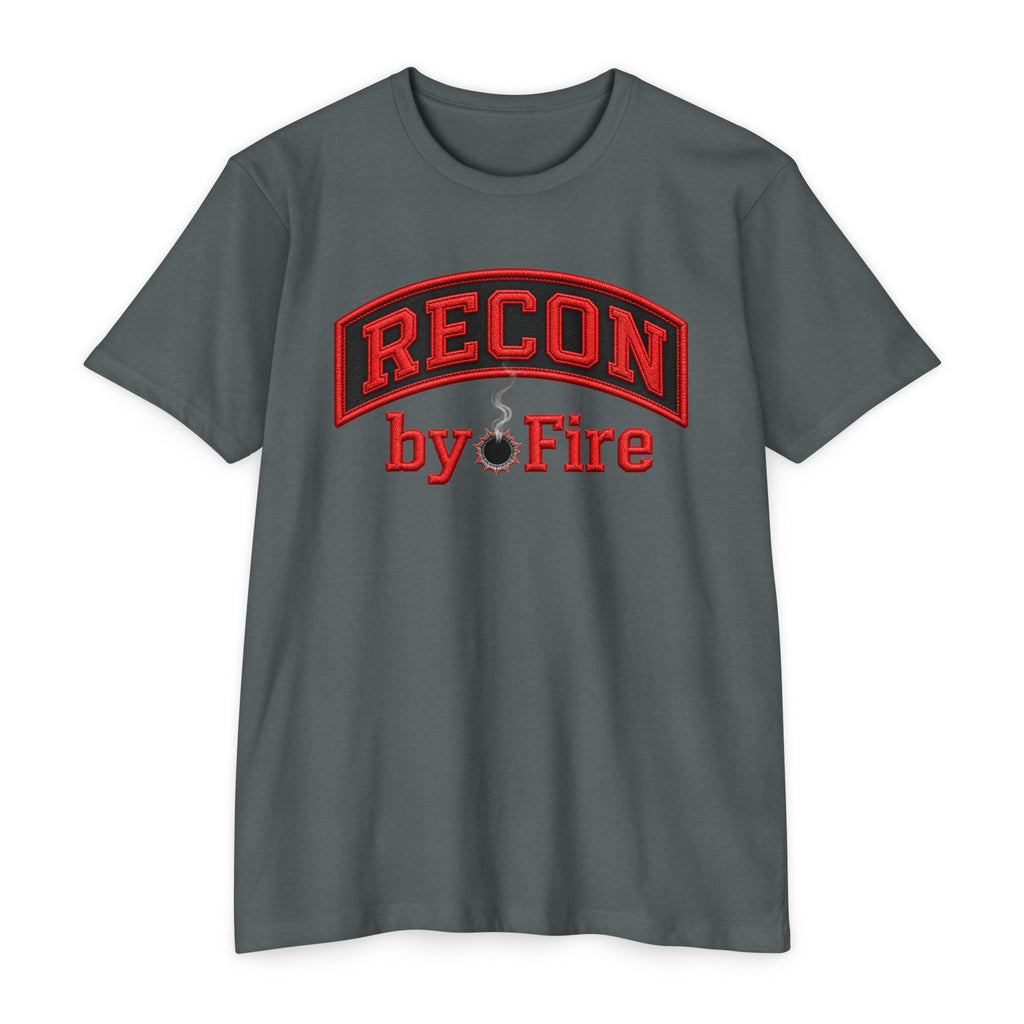 Recon by Fire T-Shirt — Tactical Military-Inspired Graphic Tee