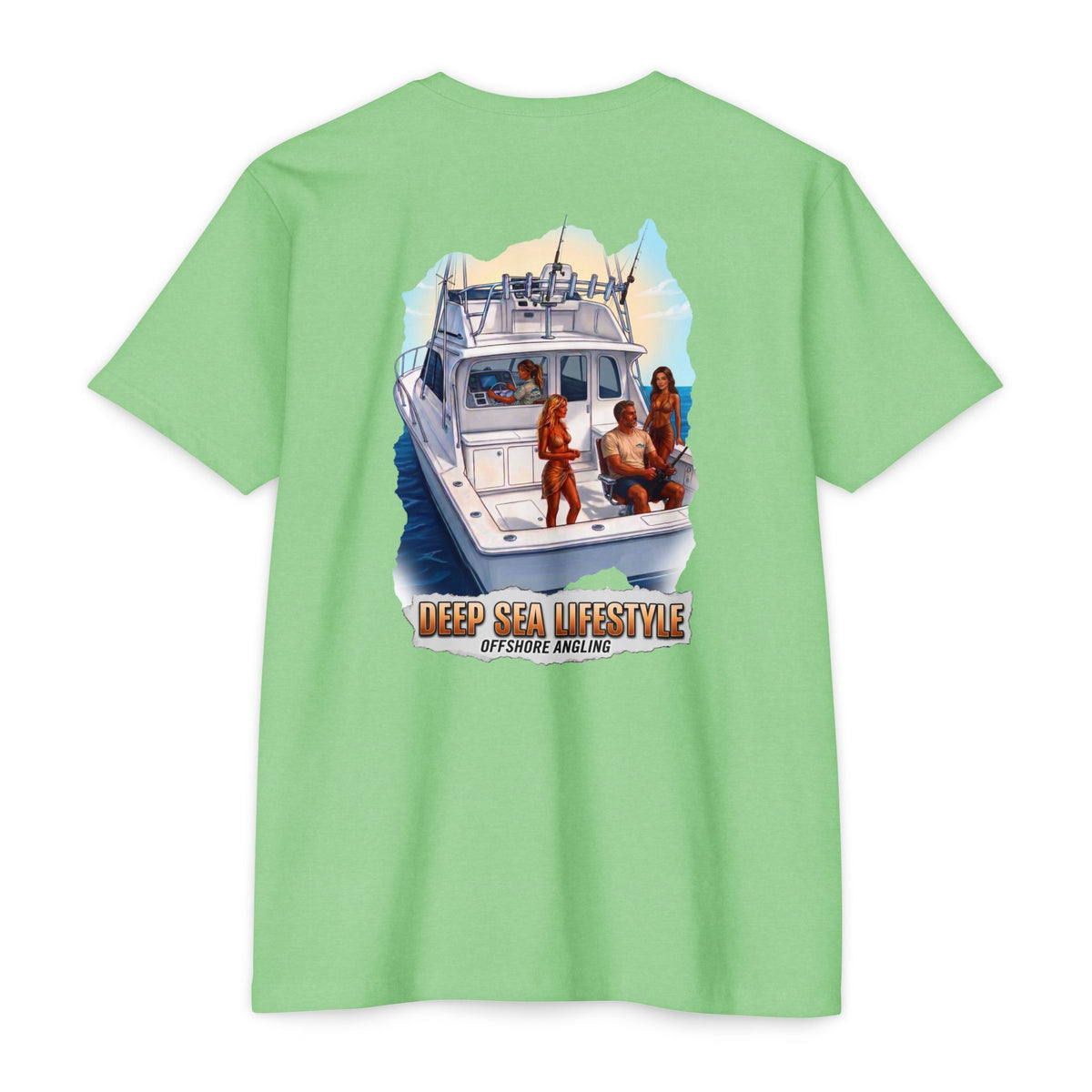 Deep Sea Lifestyle Boat T-Shirt — Fishing & Boating Graphic Tee