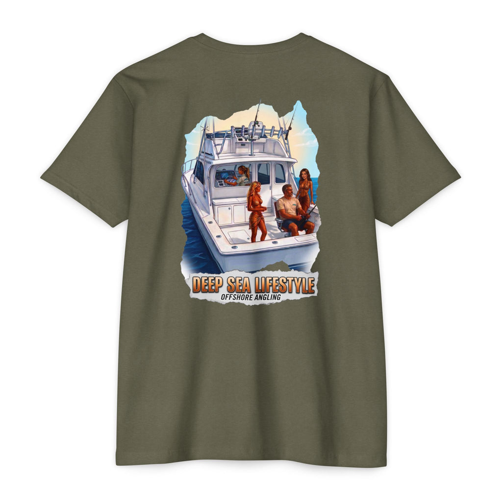 Deep Sea Lifestyle Boat T-Shirt — Fishing & Boating Graphic Tee